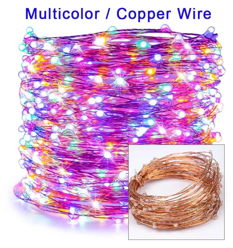 Luzes de Fadas Natalinas à Prova d'Água – Encanto e Magia