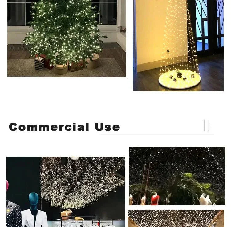 Luzes de Fadas Natalinas à Prova d'Água – Encanto e Magia